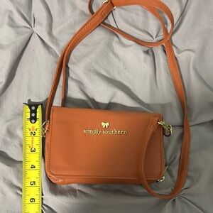 Simply Southern saddle brown Crossbody Bag